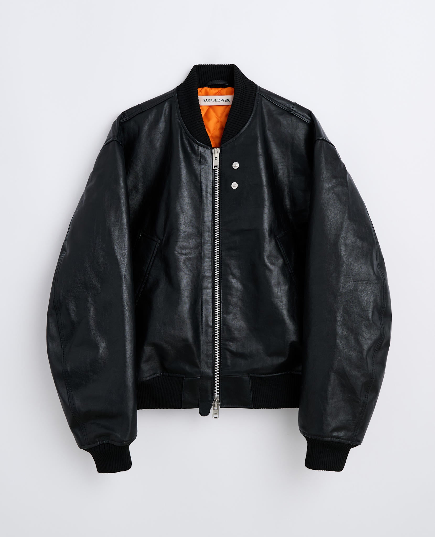 LEATHER FLIGHT JACKET – Sunflower