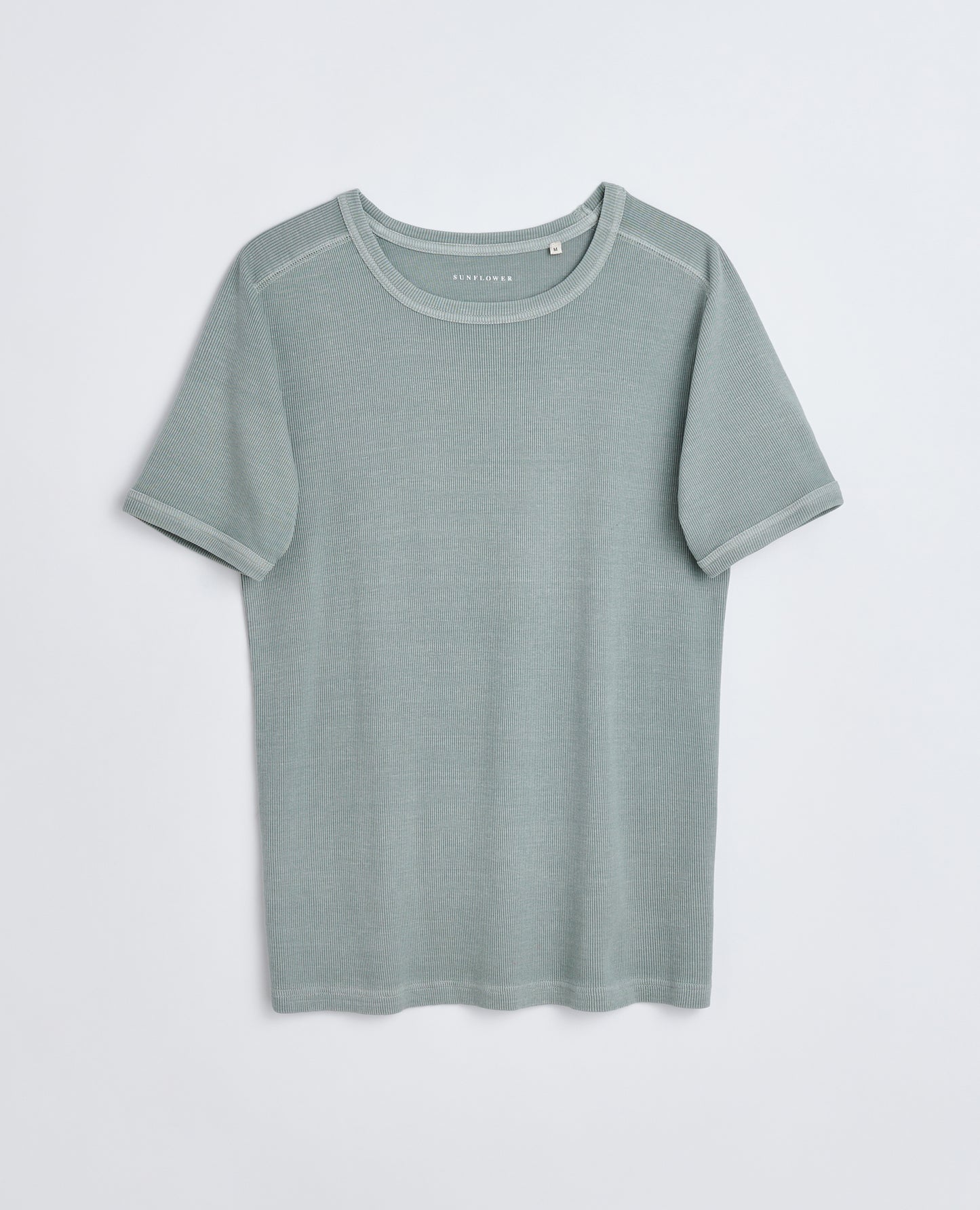 RIB TEE GREY