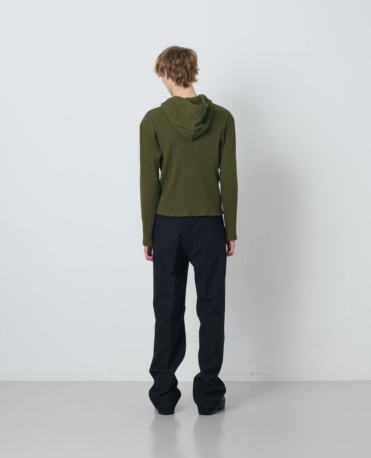 RIB ZIP SWEAT