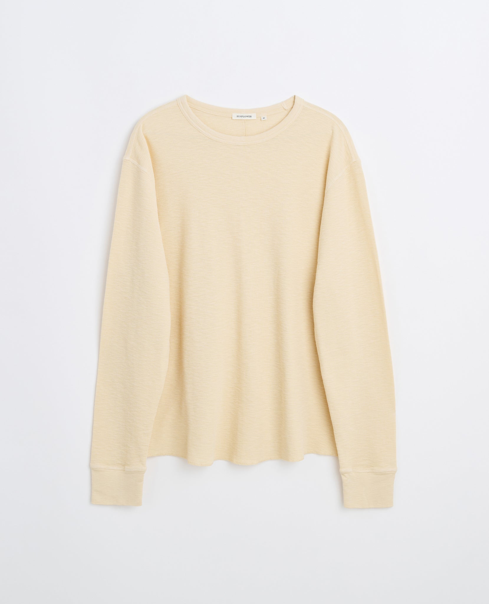 WAFFLE TEE LS – Sunflower