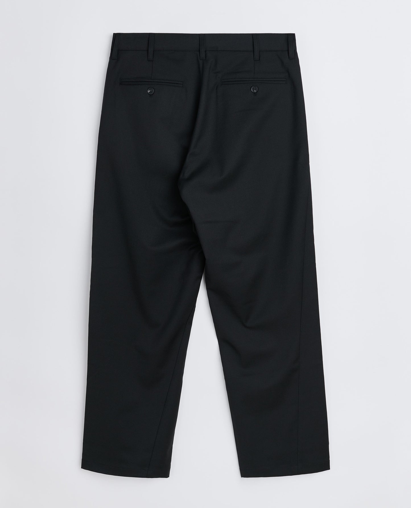 WIDE TWIST TROUSER . BLACK