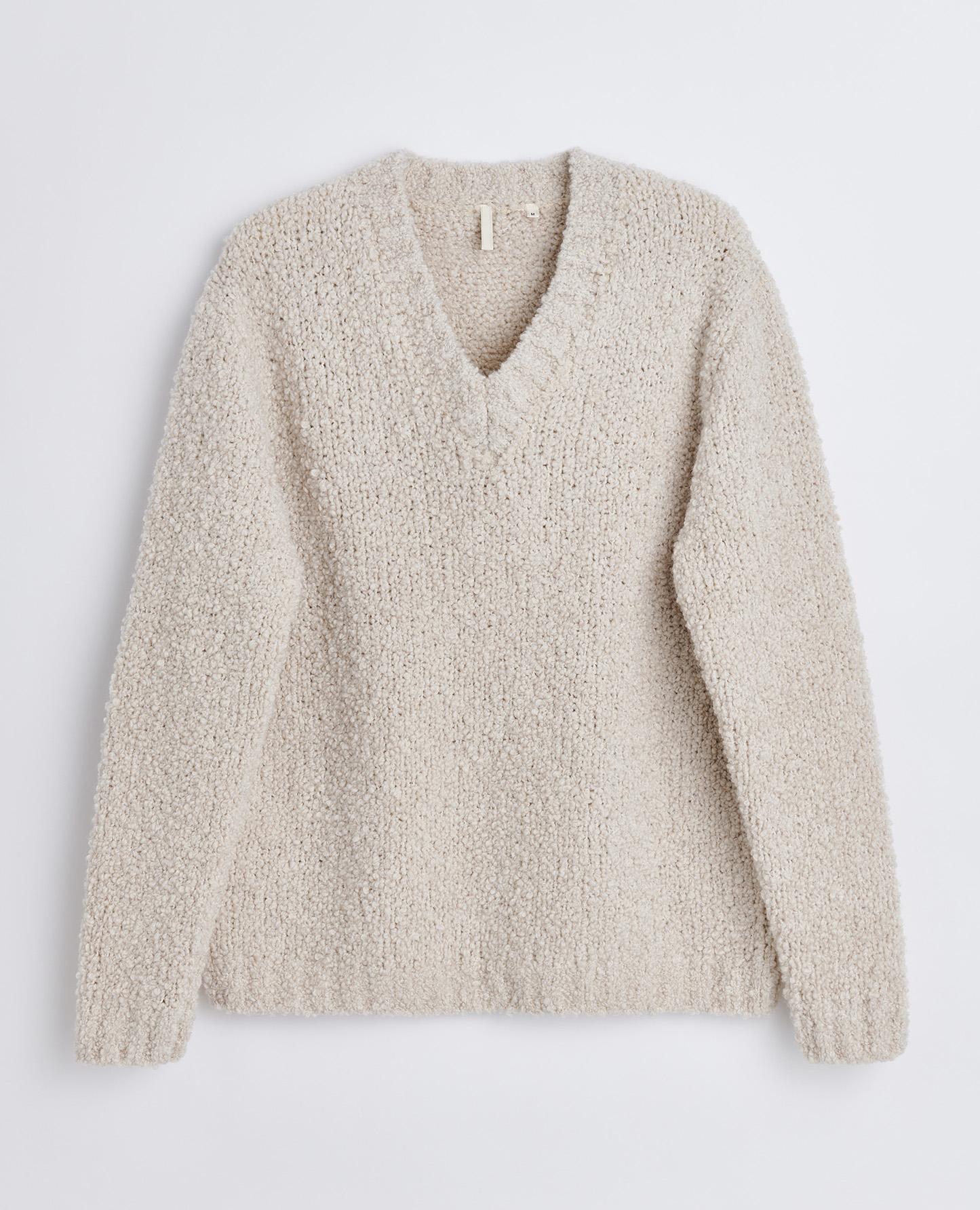 ASKE SWEATER . OFF WHITE