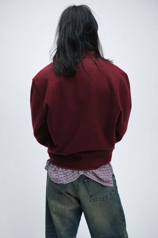 Wool Half Zip