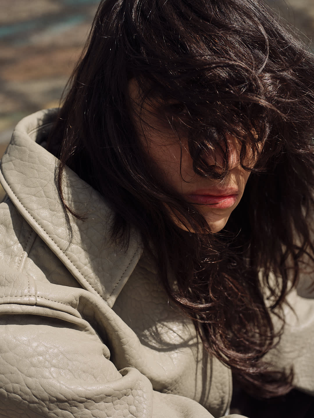 Short Leather Jacket – Sunflower