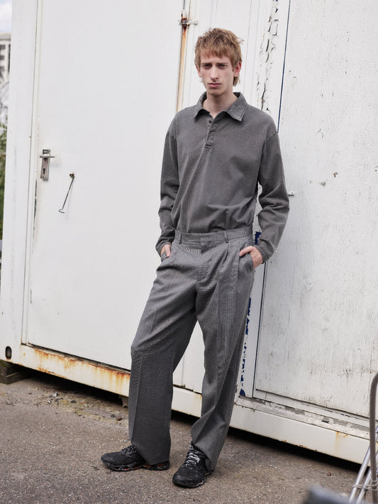 Wide Pleated Trouser