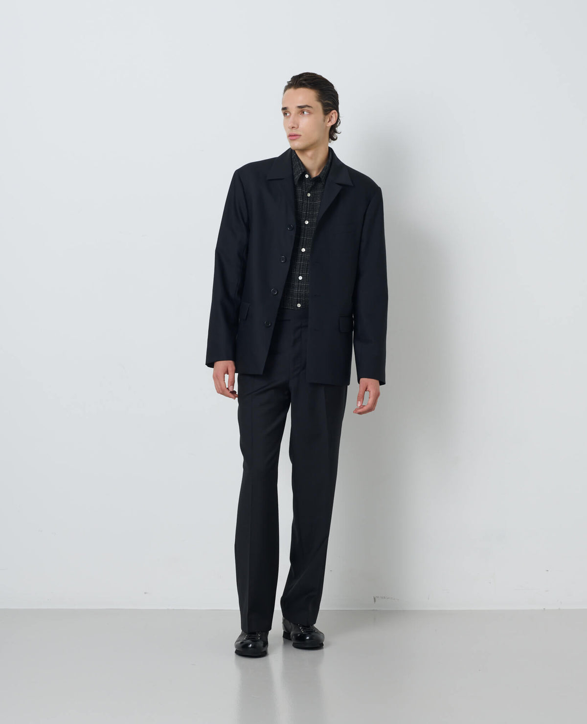 4 BUTTON BLAZER TROPICAL WOOL