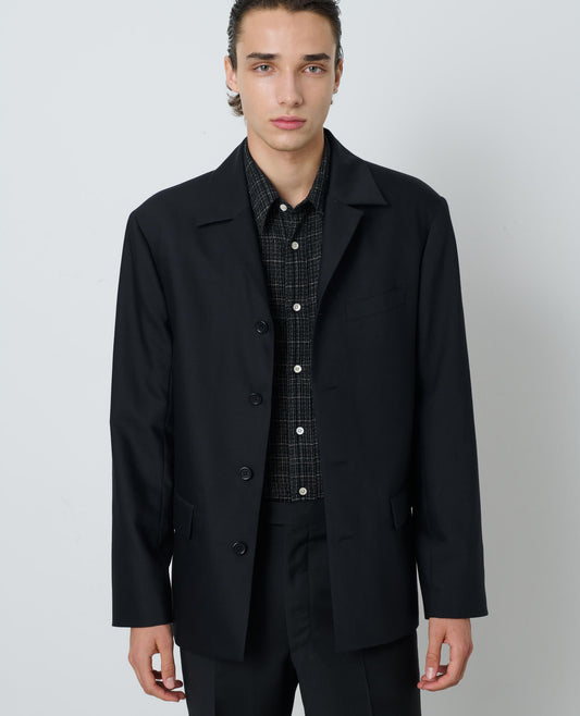 4 BUTTON BLAZER TROPICAL WOOL