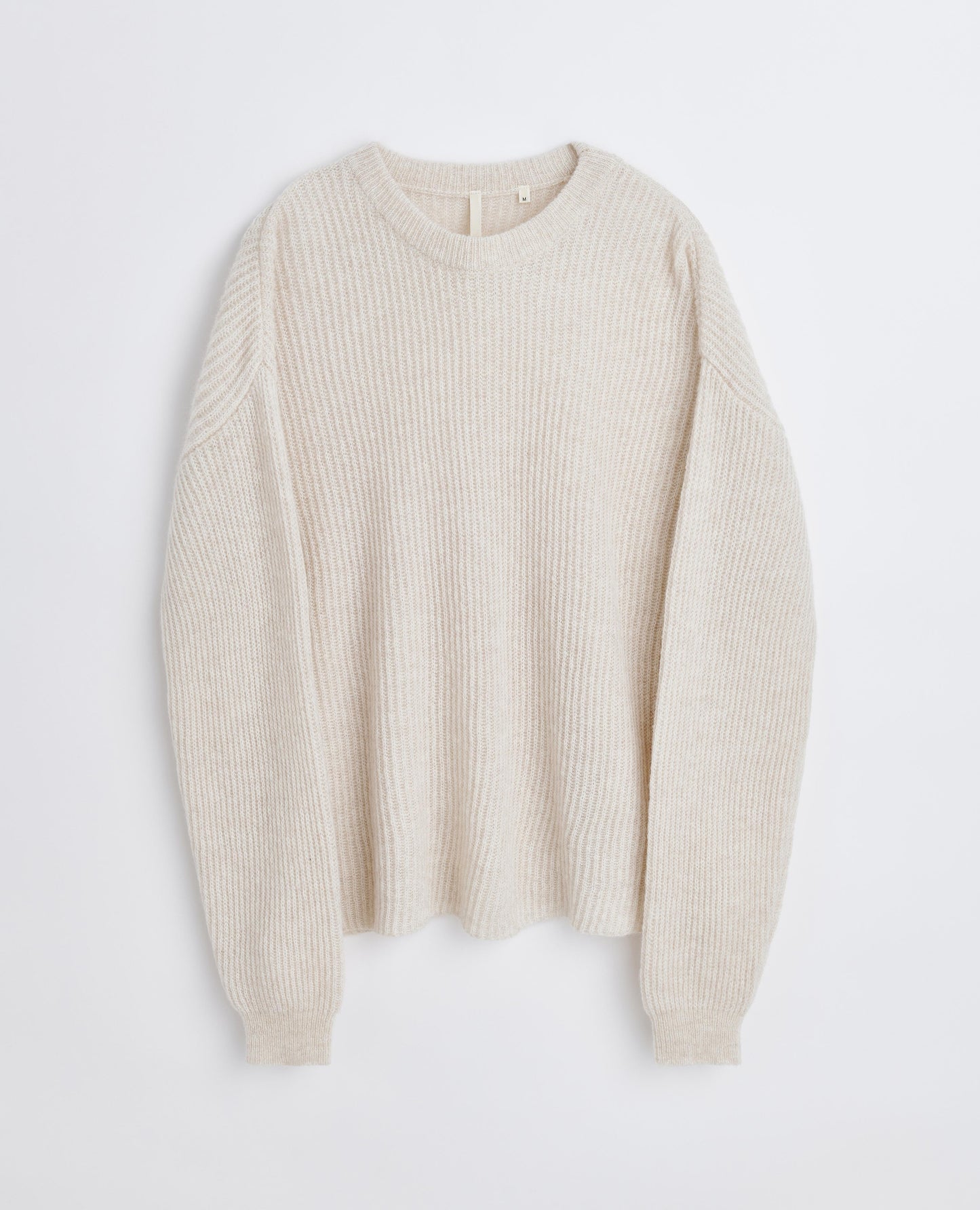 AIR RIB KNIT . OFF WHITE