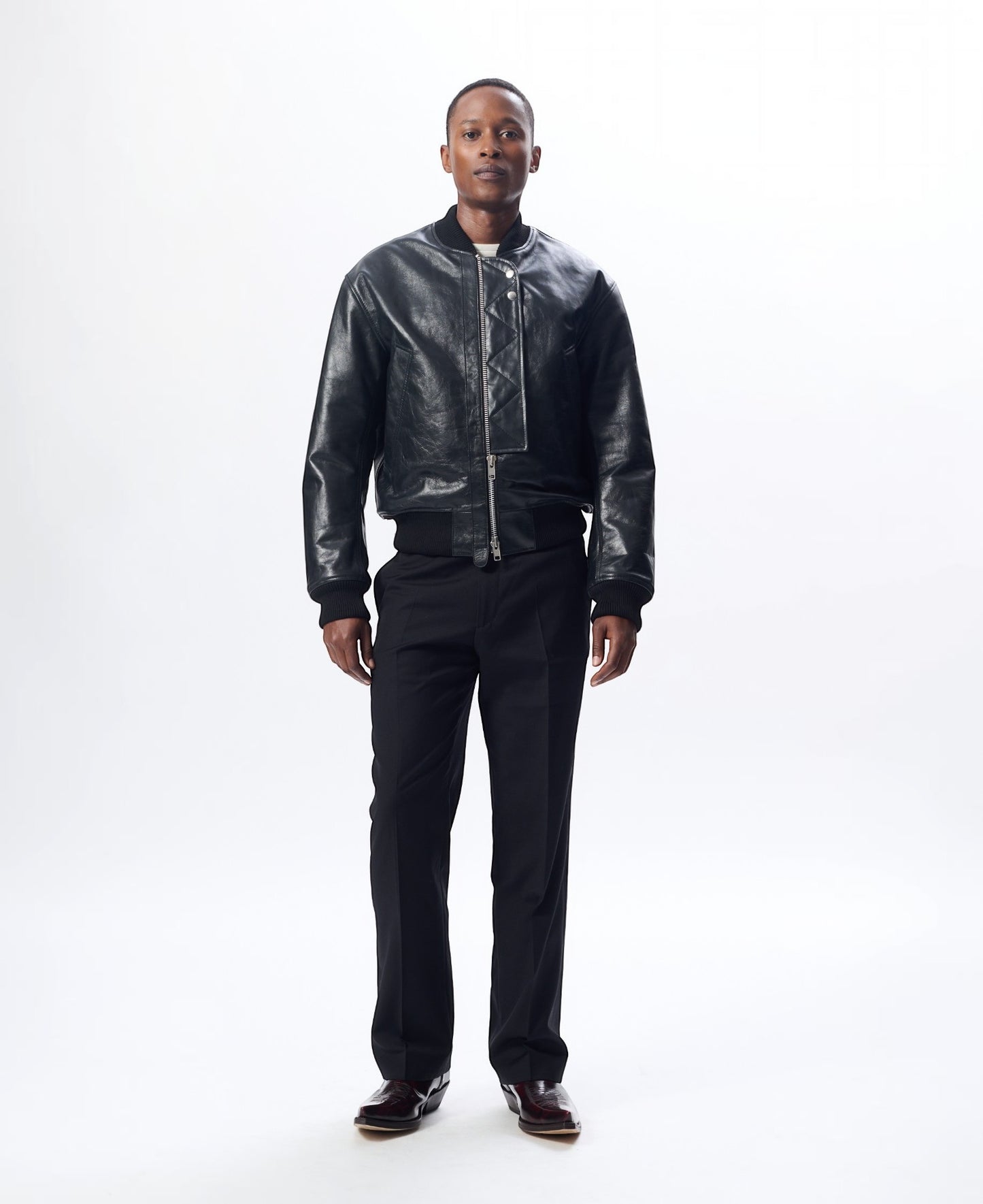 LEATHER FLIGHT JACKET