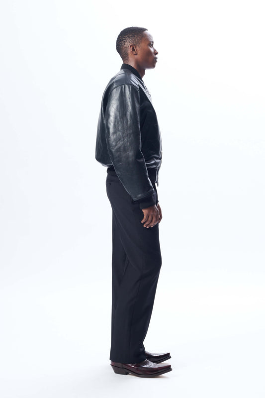 LEATHER FLIGHT JACKET