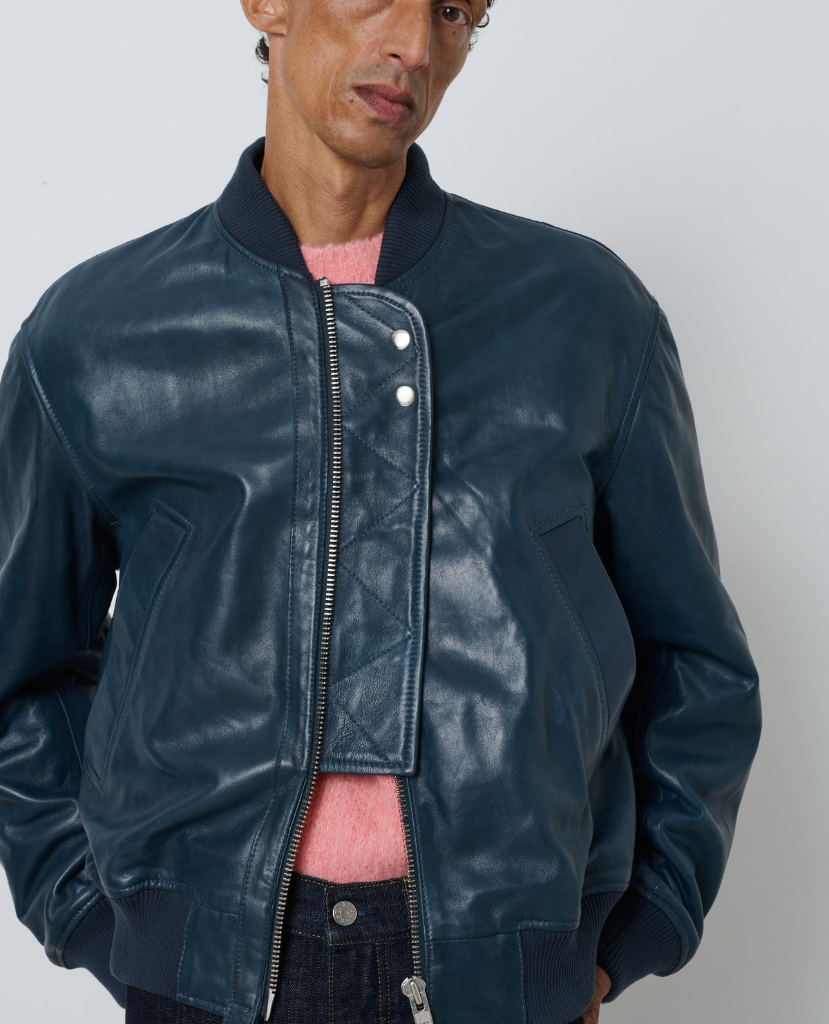 LEATHER FLIGHT JACKET