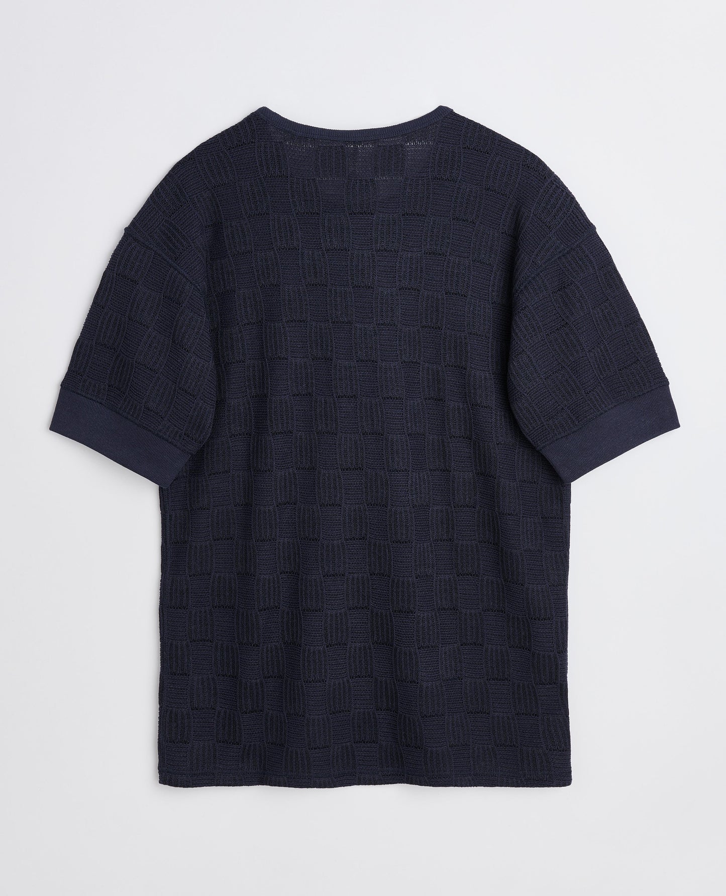 GYM TEE JACQUARD . NAVY