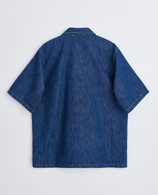 LOOSE SHIRT . RINSE BLUE