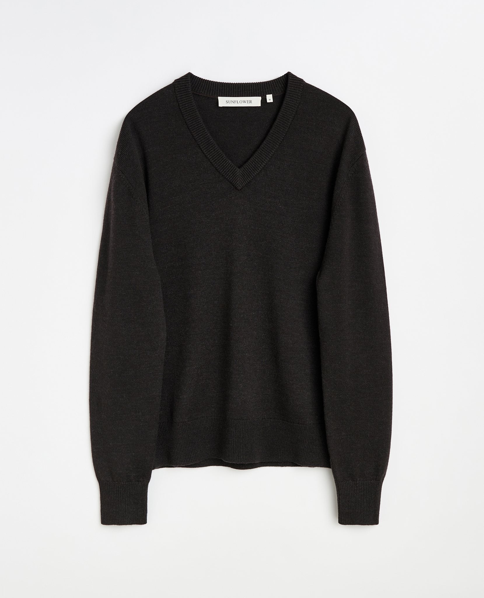MOON MERINO V NECK – Sunflower