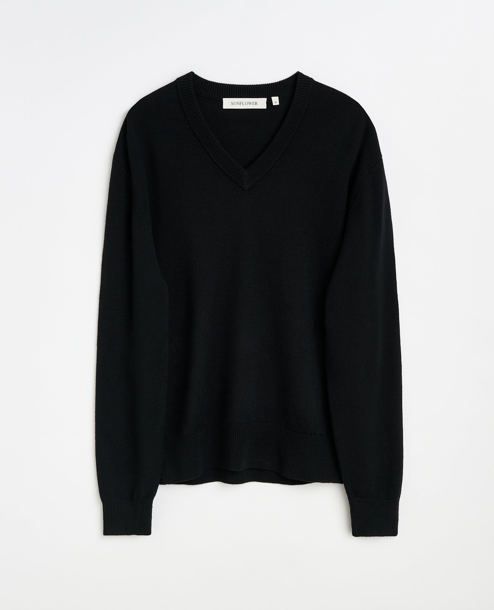 トップス sunflower Moon Merino V Neck /BLACK MOON MERINO V NECK – Sunflower