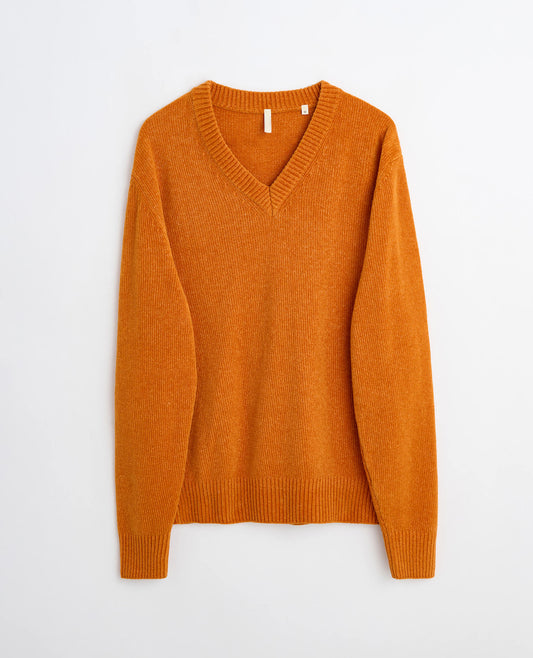 Moon V-neck Chenile