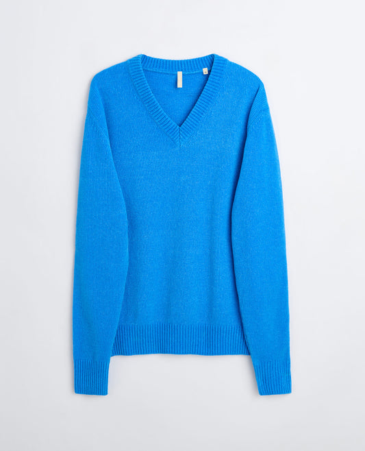 Moon V-neck Chenile
