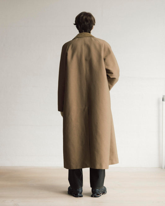 RAGLAN COAT LONG . SAND