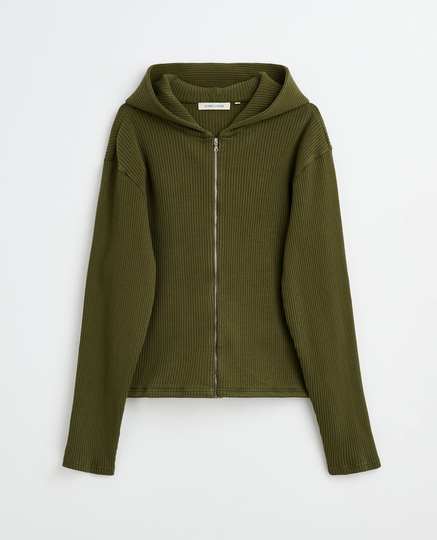 RIB ZIP SWEAT
