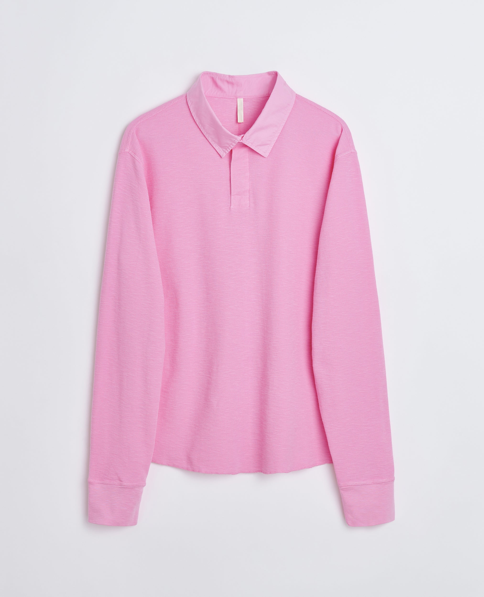 RUGBY WAFFLE TEE LS PINK – Sunflower