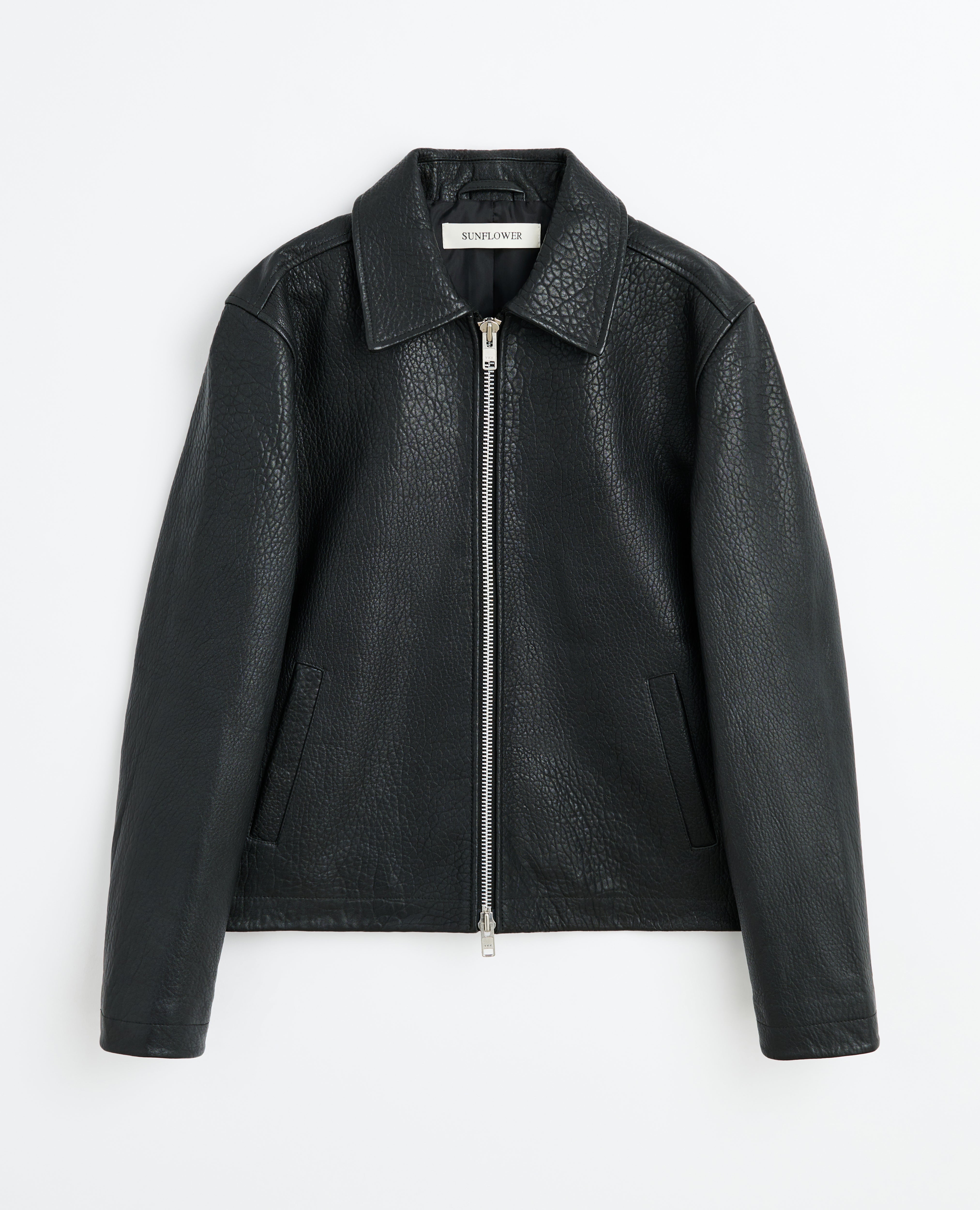 SHORT LEATHER JACKET – Sunflower