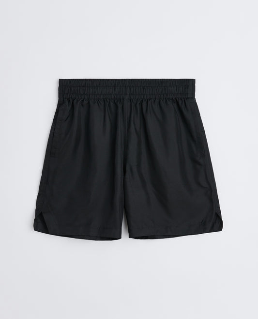 SILK SHORTS . BLACK