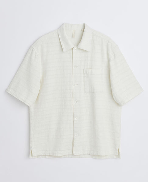sus-sous shirt オフィサーシャツ(OFF WHITE) sus-sous 