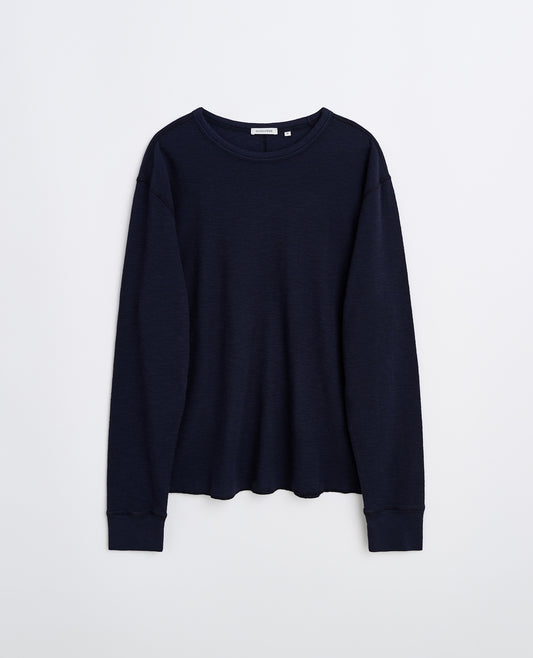 WAFFLE TEE LS