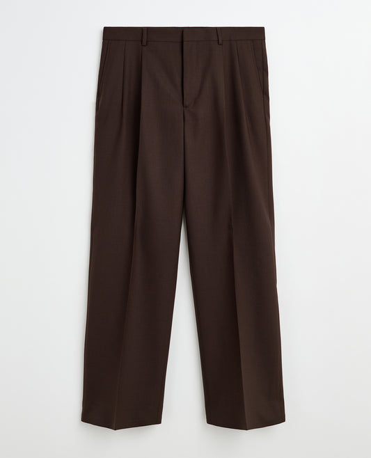 WIDE PLEATED TROUSER