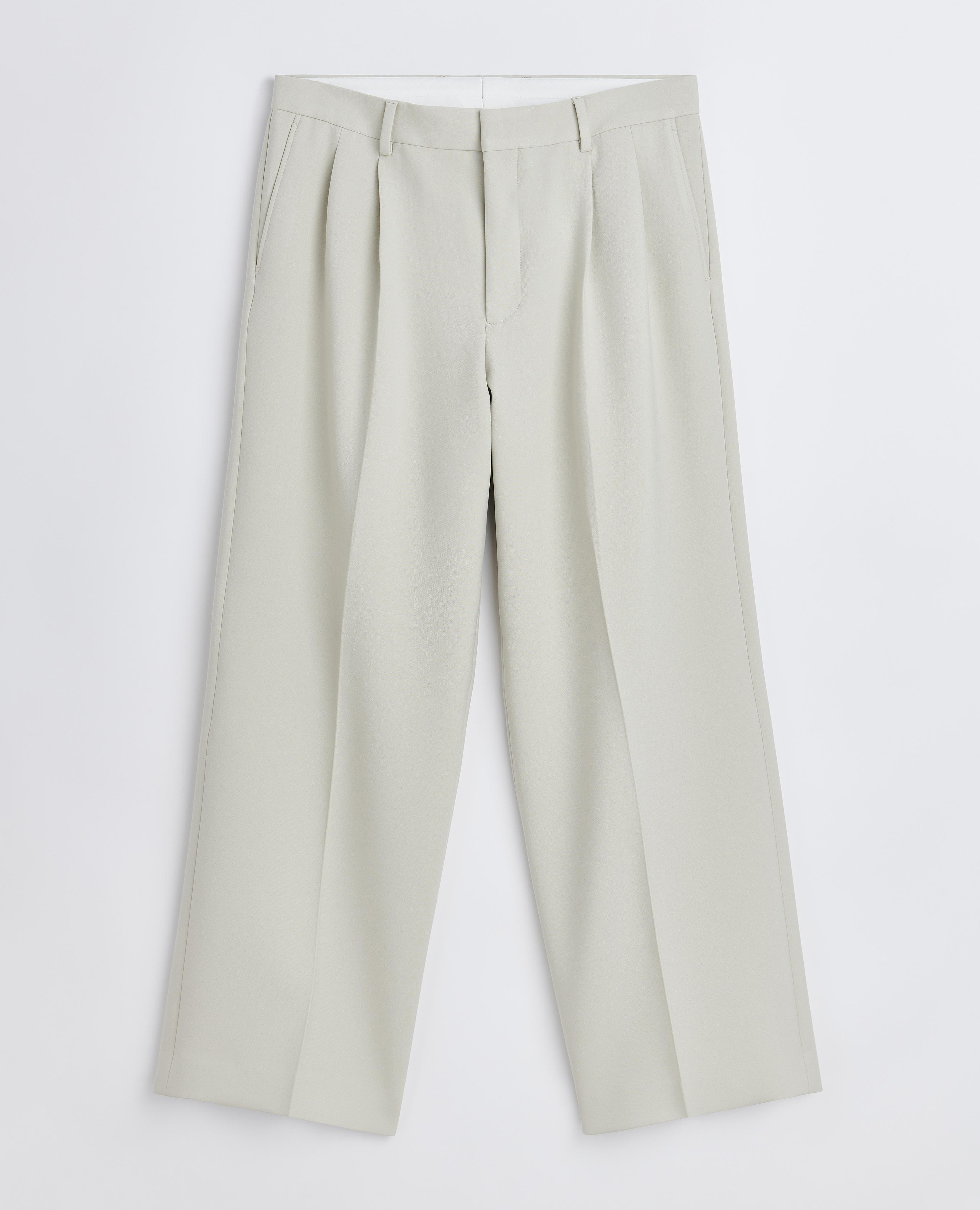 48 VISCOSE DBL PLEATED TROUSER ピンク　AMIRI Pleated high-rise wide-leg pants in pink - Amiri | Mytheresa