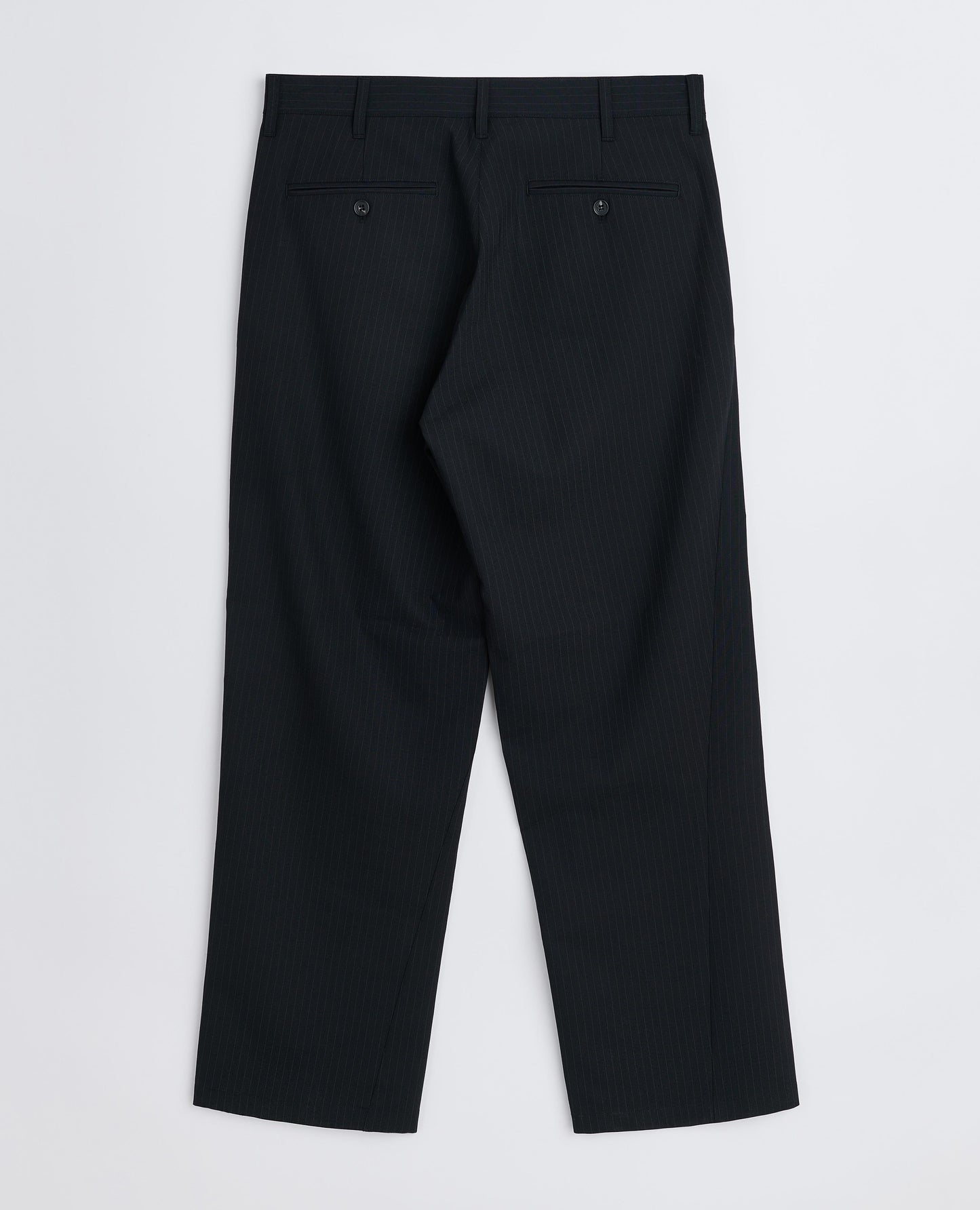 WIDE TWIST TROUSER . ANTRACITE STRIPE