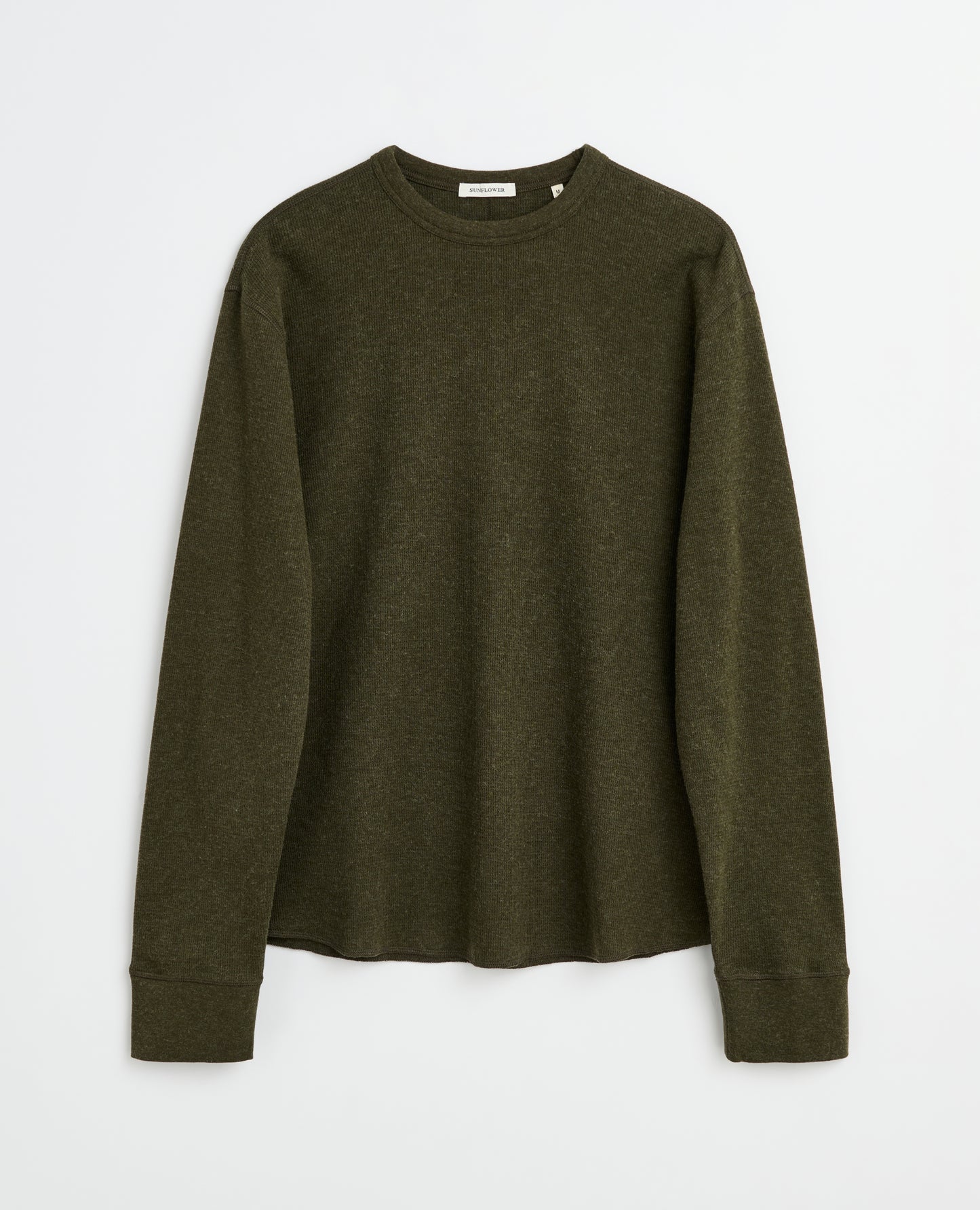 WOOL WAFFLE TEE LS