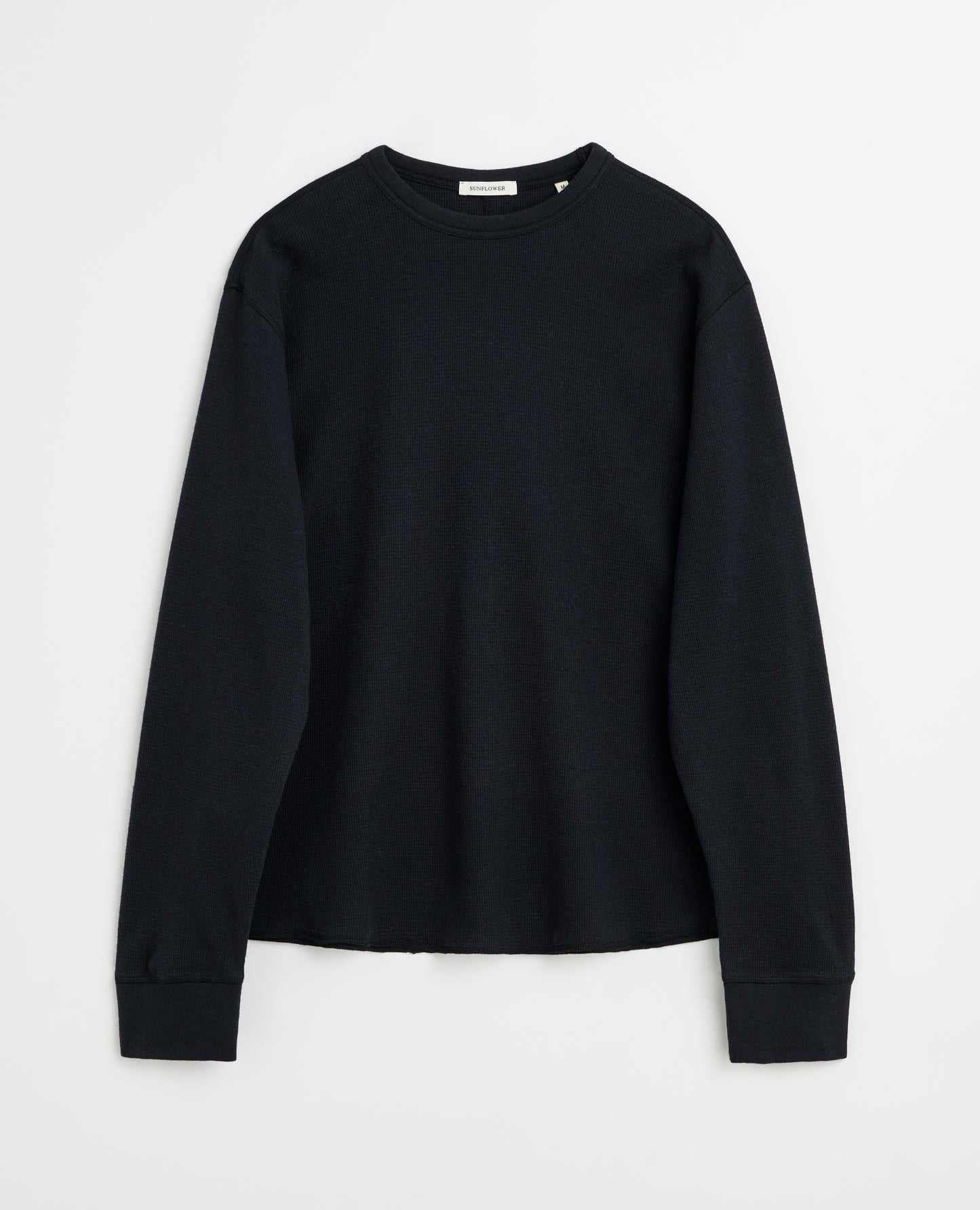 WOOL WAFFLE TEE LS