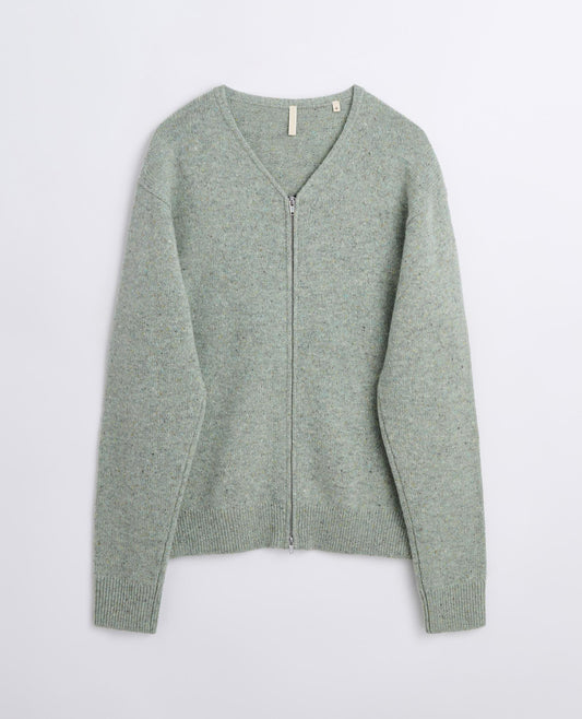DONEGAL ZIP CARDIGAN