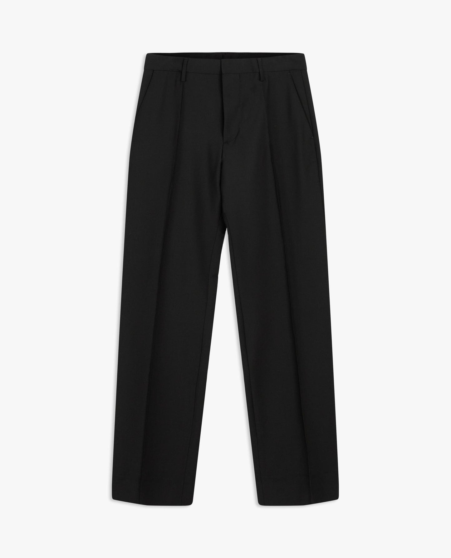 SHARP TROUSERS WOOL . BLACK