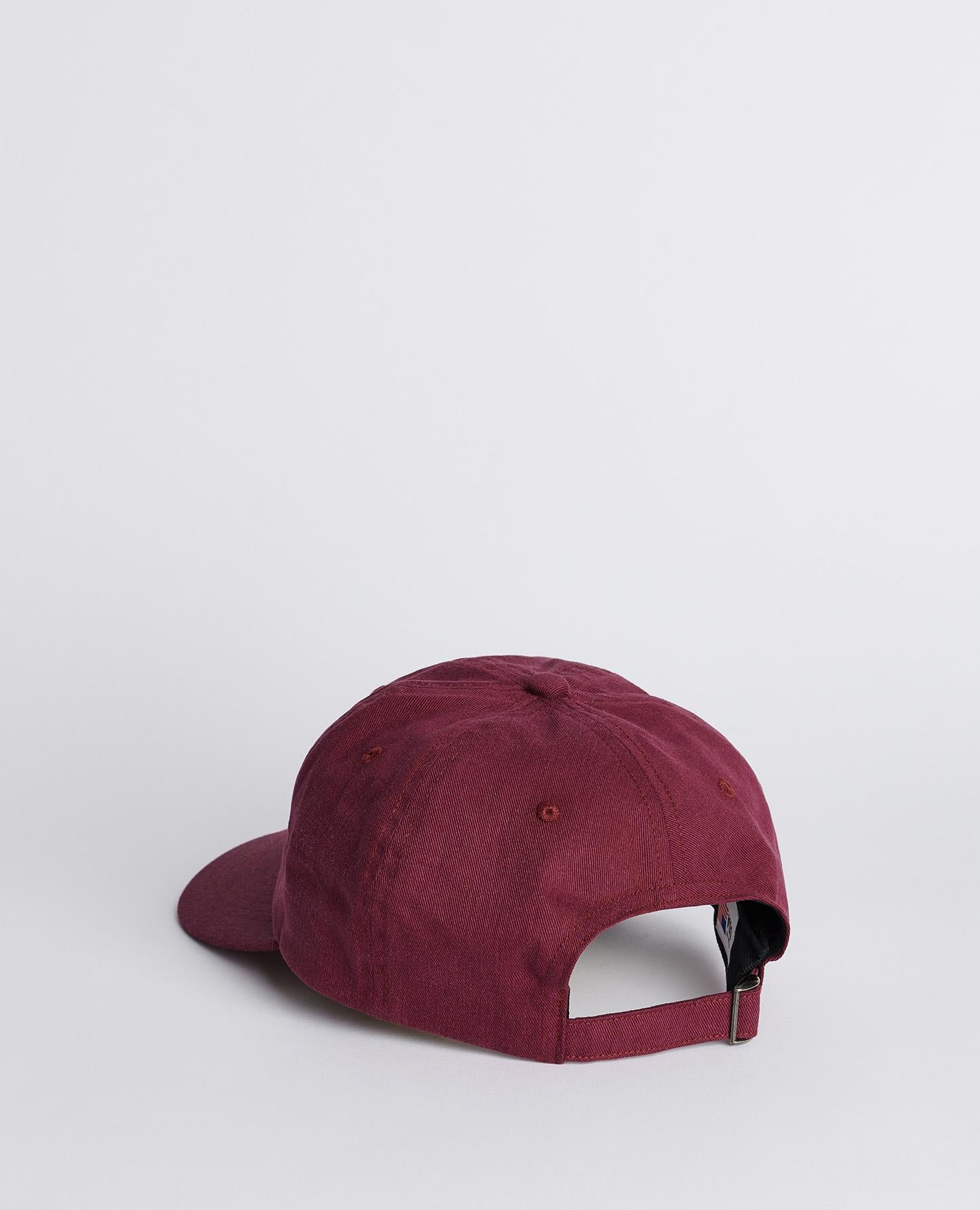 DAD TWILL CAP . BURGUNDY