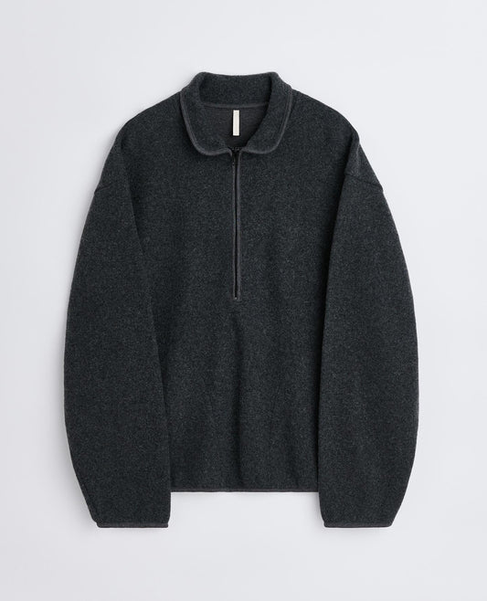 WOOL ZIP . ANTRACITE