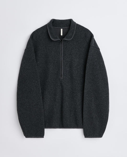 トップス SUNFLOWER WOOL ZIP NAVY Sunflower Wool Half Zip Navy at CareOfCarl.com
