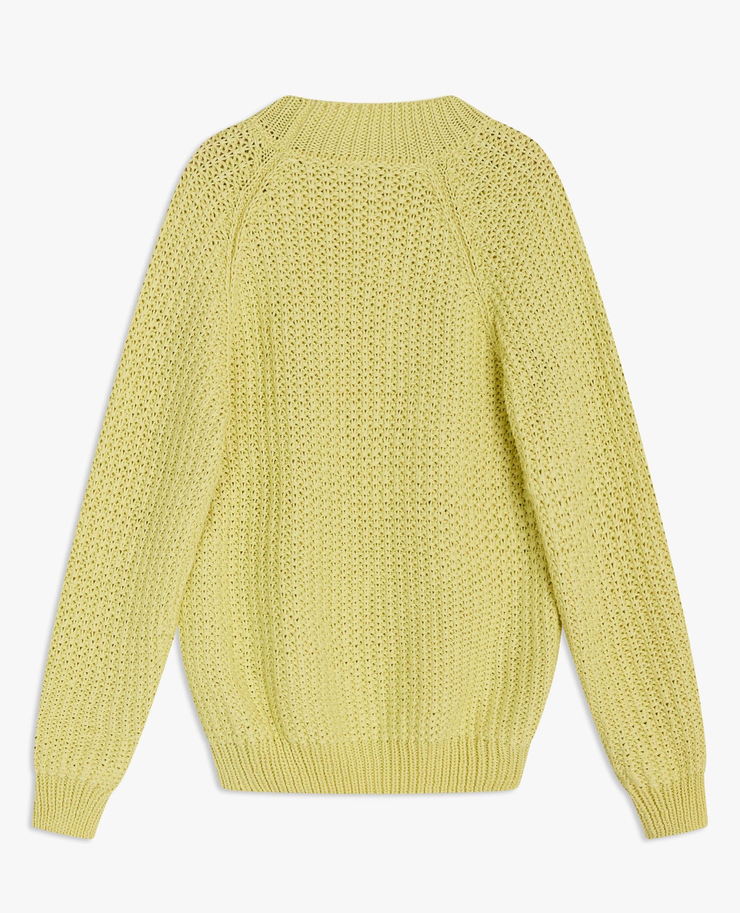 TAPE SWEATER . FADED YELLOW